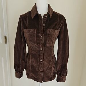 Treasure & Bond Corduroy Button Down Blouse
